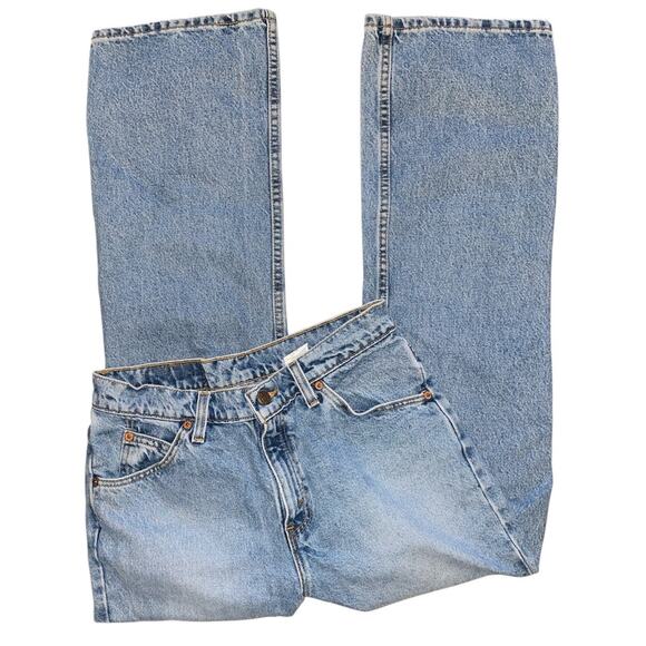 Levi's Vintage Orange Tab 917 Boot Cut Denim Jeans size 11JR - Picture 1 of 6